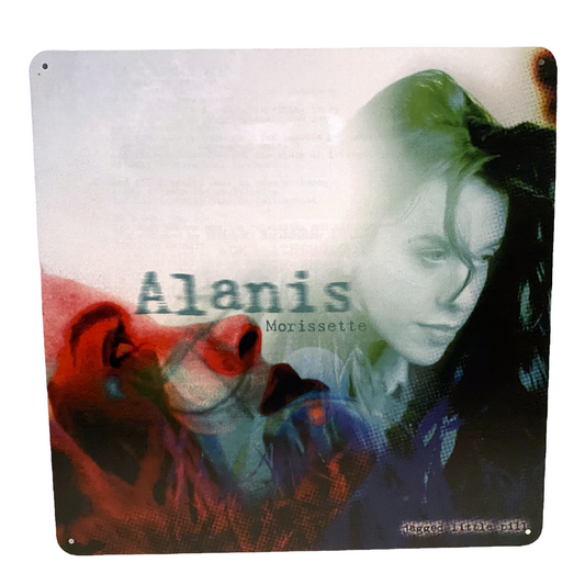 Alanis Morissette Jagged Little Pill Album Cover Metal Print Tin Sign 12"x 12"
