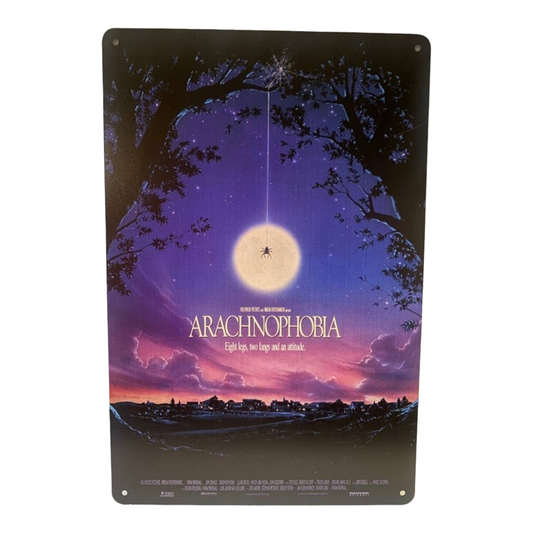 Arachnophobia Movie Poster Metal Tin Sign 8"x12"