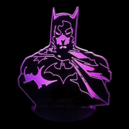 Batman 3D LED Night-Light 7 Color Changing Lamp w/ Touch Switch