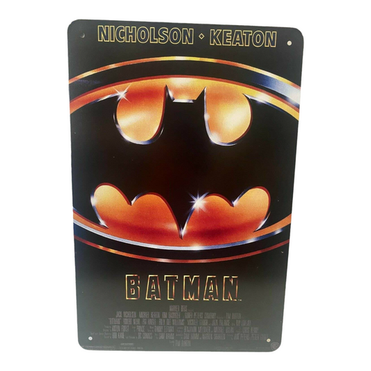 Batman Movie Poster Metal Tin Sign 8"x12"