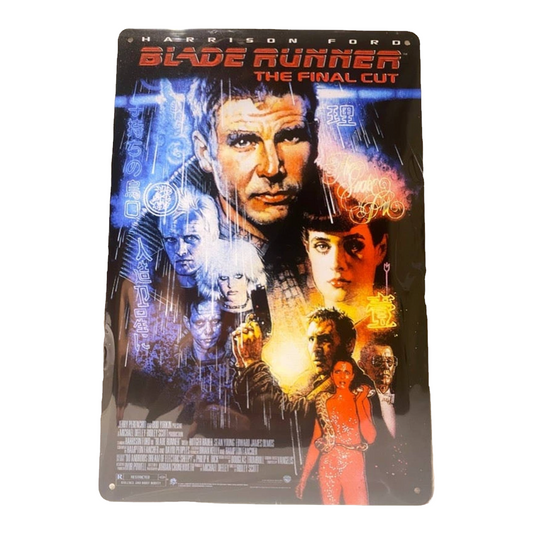 Blade Runner The Final Cut Movie Poster Metal Tin Sign 8"x12""