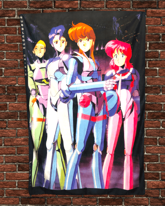 36" x 60" Bubblegum Crisis Tokyo Tapestry Wall Hanging Décor
