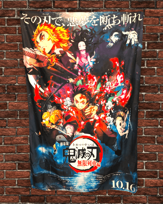 36" x 60" Demon Slayer Tapestry Wall Hanging Décor
