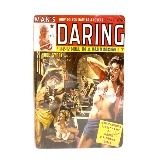 Daring November Comic Cover Metal Tin Sign 8"x12"