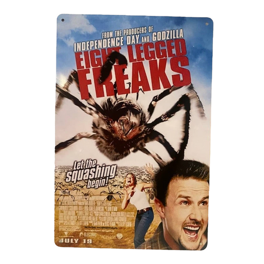 Eight Legged Freaks Movie Poster Metal Tin Sign 8"x12"