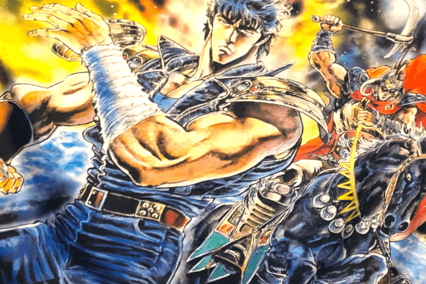 36" x 60" Fist of the North Star Tapestry Wall Hanging Décor