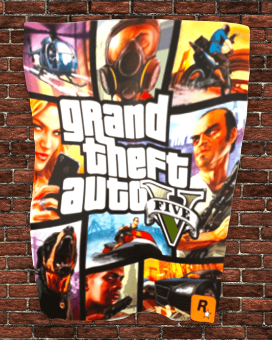 36" x 60" Grand Theft Auto 5 Tapestry Wall Hanging Décor