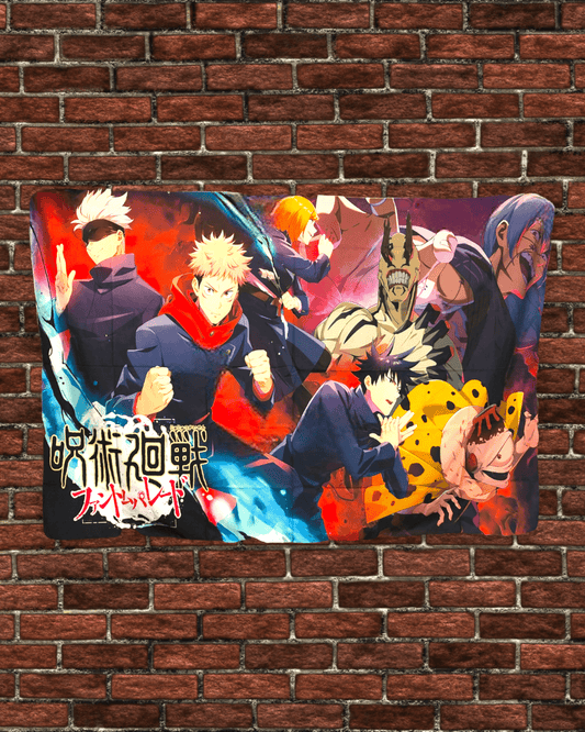 36" x 60" Jujutsu Kaisen Tapestry Wall Hanging Décor