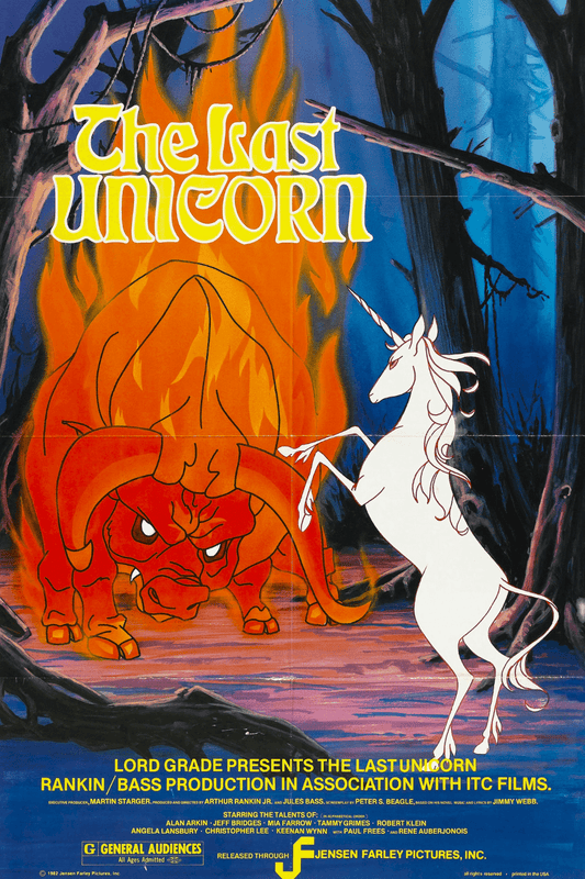 36" x 60" The Last Unicorn Tapestry Wall Hanging Décor