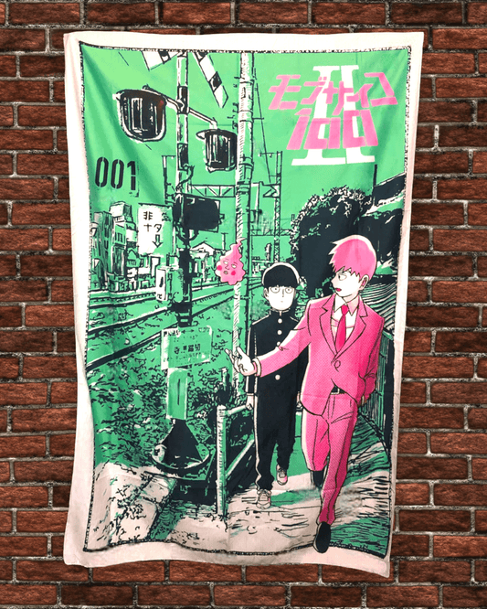 36" x 60" Mob Psycho Tapestry Wall Hanging Décor