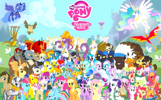 36" x 60" My Little Pony Tapestry Wall Hanging Décor