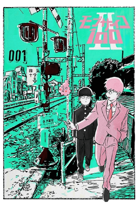 36" x 60" Mob Psycho Tapestry Wall Hanging Décor