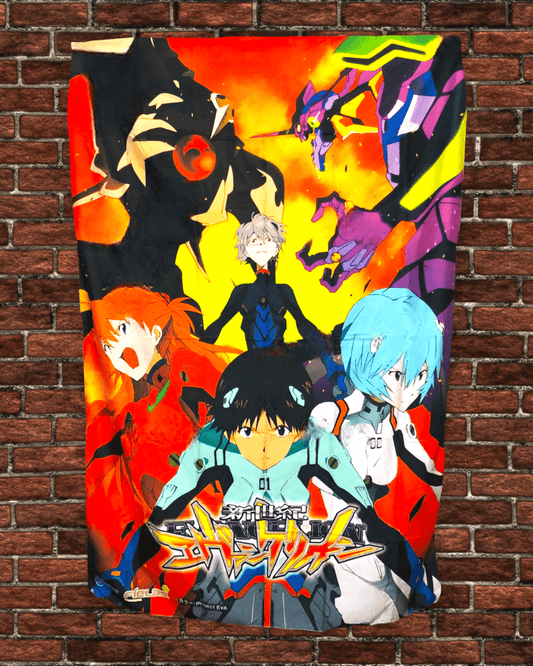 36" x 60" Neon Genesis Evangelion Tapestry Wall Hanging Décor