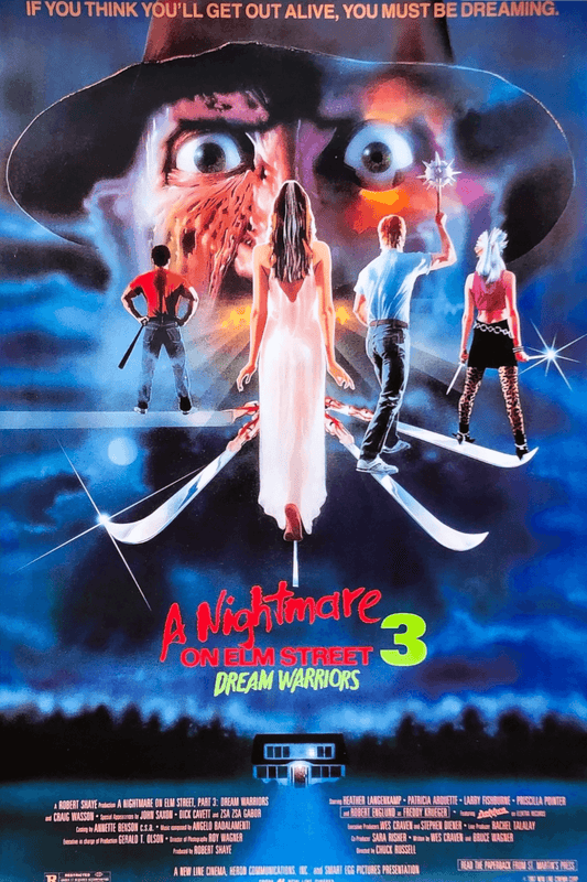 36" x 60" Nightmare on Elm Street 3 Tapestry Wall Hanging Décor