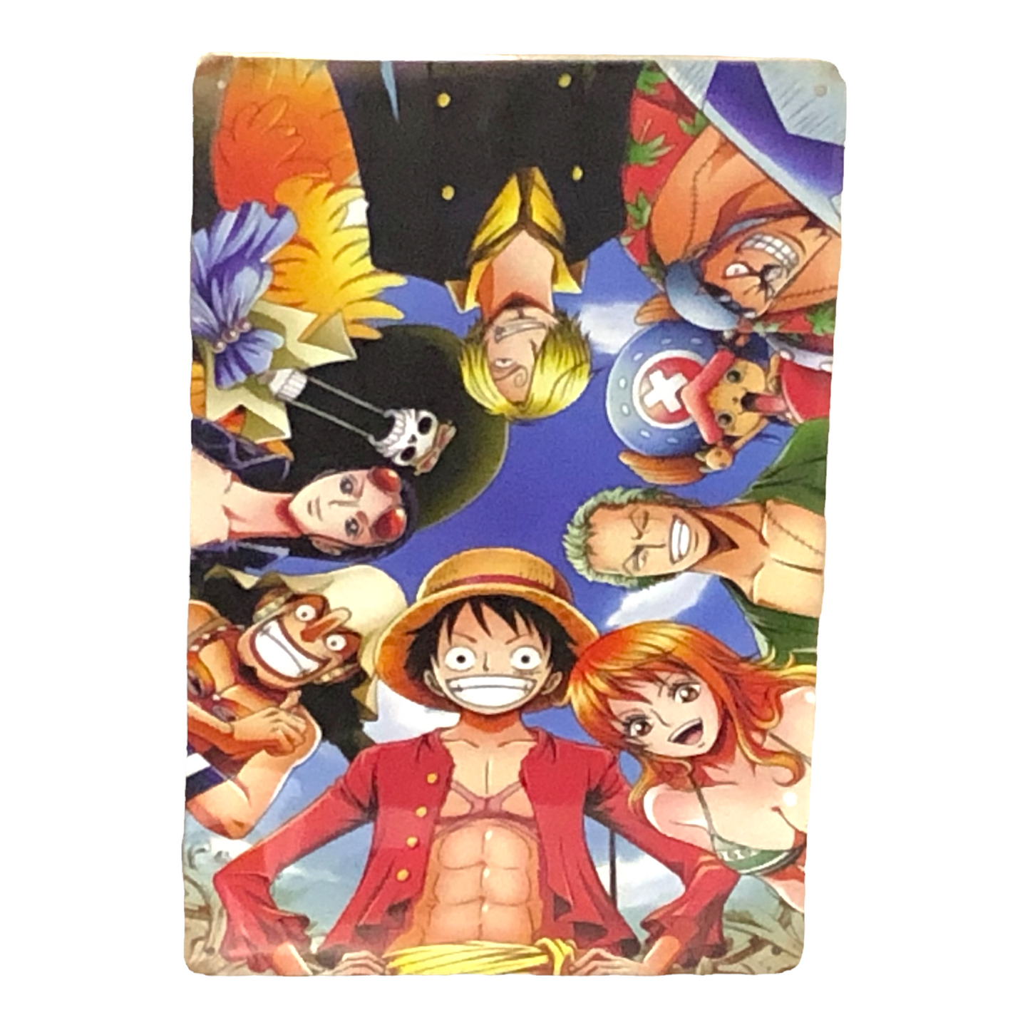 One Piece Gang Poster Metal Tin Sign 8"x12"