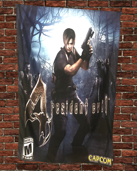 36" x 60" Resident Evil 4 Tapestry Wall Hanging Décor