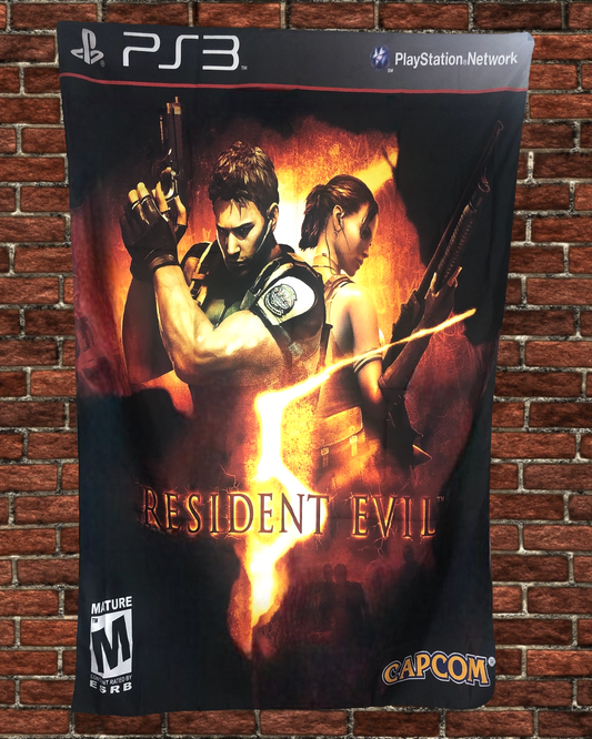 36" x 60" Resident Evil 5 Tapestry Wall Hanging Décor