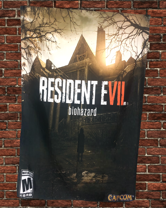 36" x 60" Resident Evil 7: Biohazard Tapestry Wall Hanging Décor