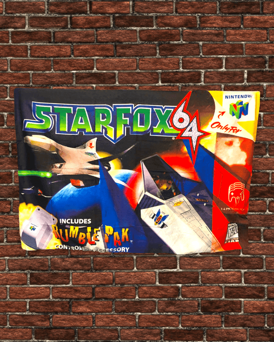36" x 60" StarFox 64 Tapestry Wall Hanging Décor