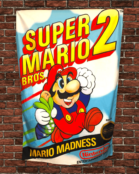 36" x 60" Super Mario Bros 2 Tapestry Wall Hanging Décor