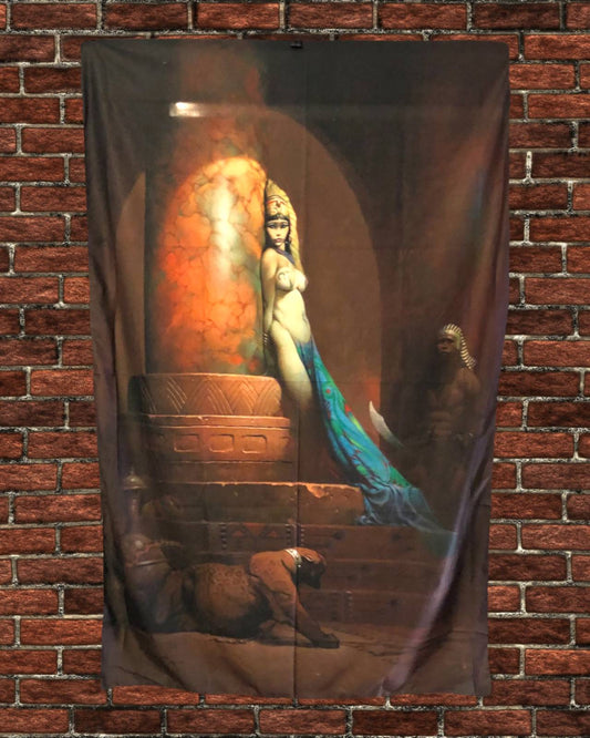 36" x 60" Frank Frazetta 'Egyptian Queen' Tapestry Wall Hanging Décor
