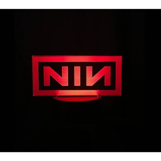 Nine Inch Nails 3D LED Night-Light 7 Color Changing Lamp w/ Touch Switch