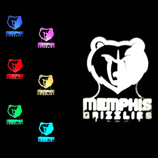 Memphis Grizzlies 3D LED Night-Light 7 Color Changing Lamp w/ Touch Switch