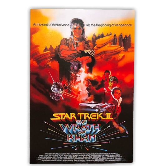 Star Trek II Movie Poster Print Wall Art 16"x24"