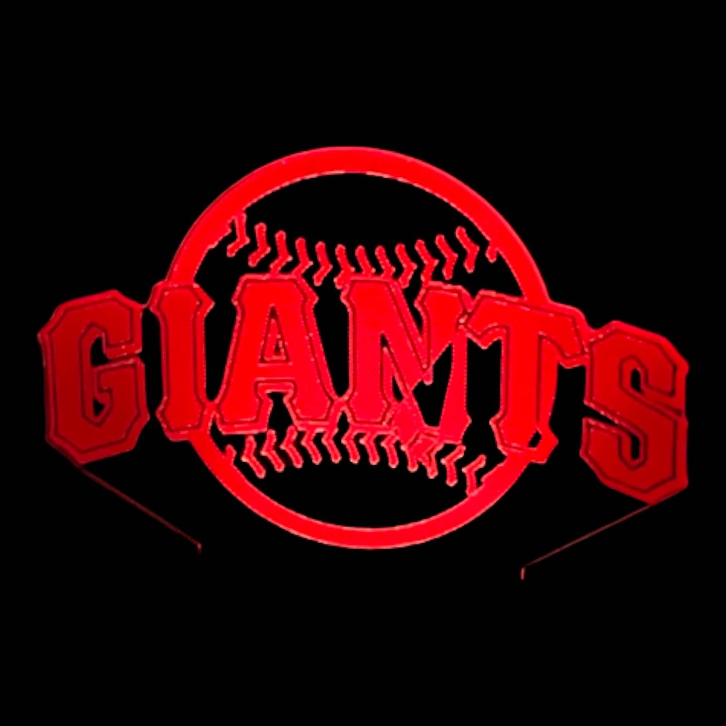 San Francisco Giants 3D LED Night-Light 7 Color Changing Lamp w/ Touch Switch