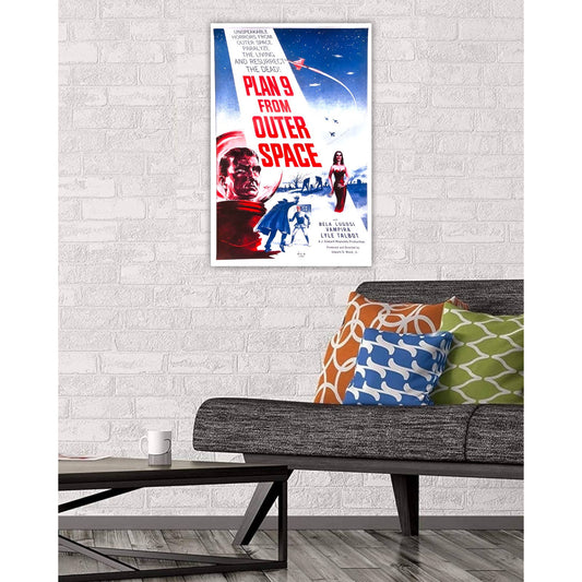 Plan 9 From Outer Space Movie Poster Print Wall Art 16"x24"