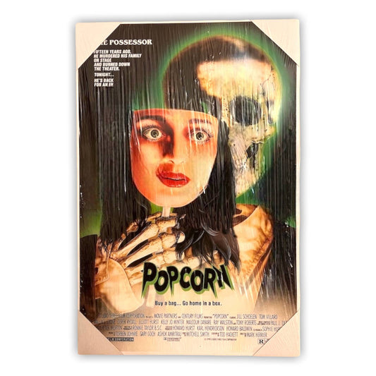 16” x 24" POPCORN Canvas Print Wall Art