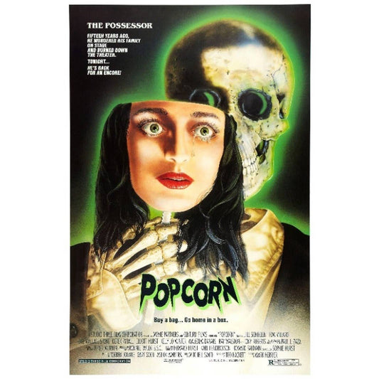 16” x 24" POPCORN Canvas Print Wall Art