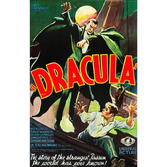 16” x 24" DRACULA Canvas Print Wall Art