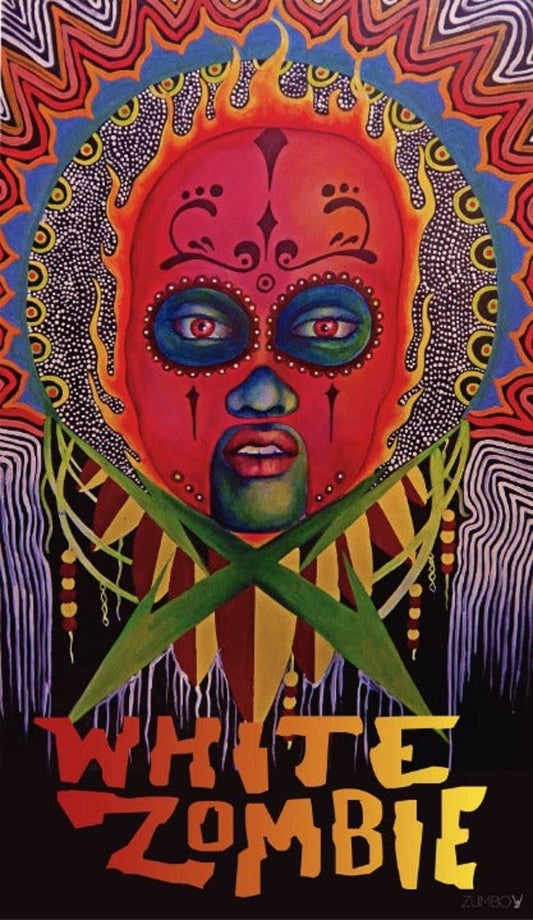 36" x 60" White Zombie Tapestry Wall Hanging Décor