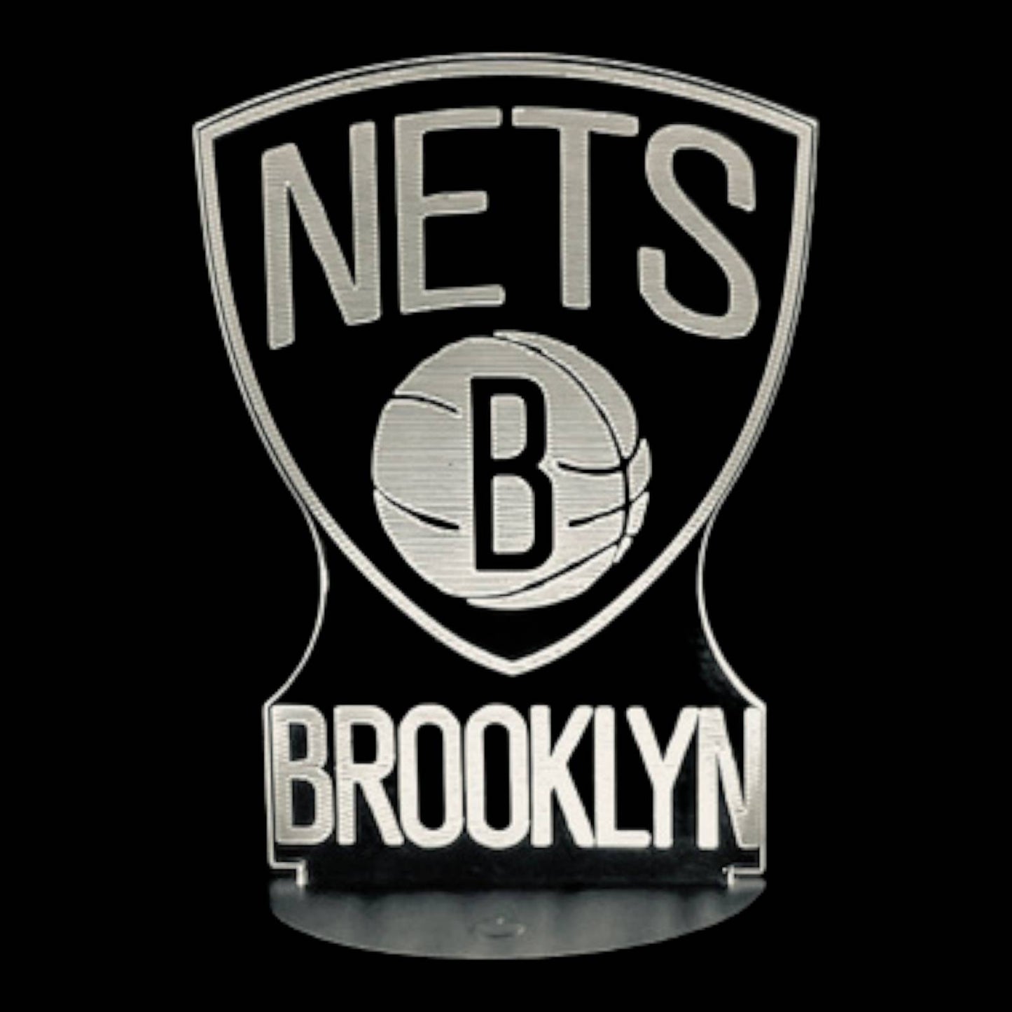 Brooklyn Nets 3D LED Night-Light 7 Color Changing Lamp w/ Touch Switch
