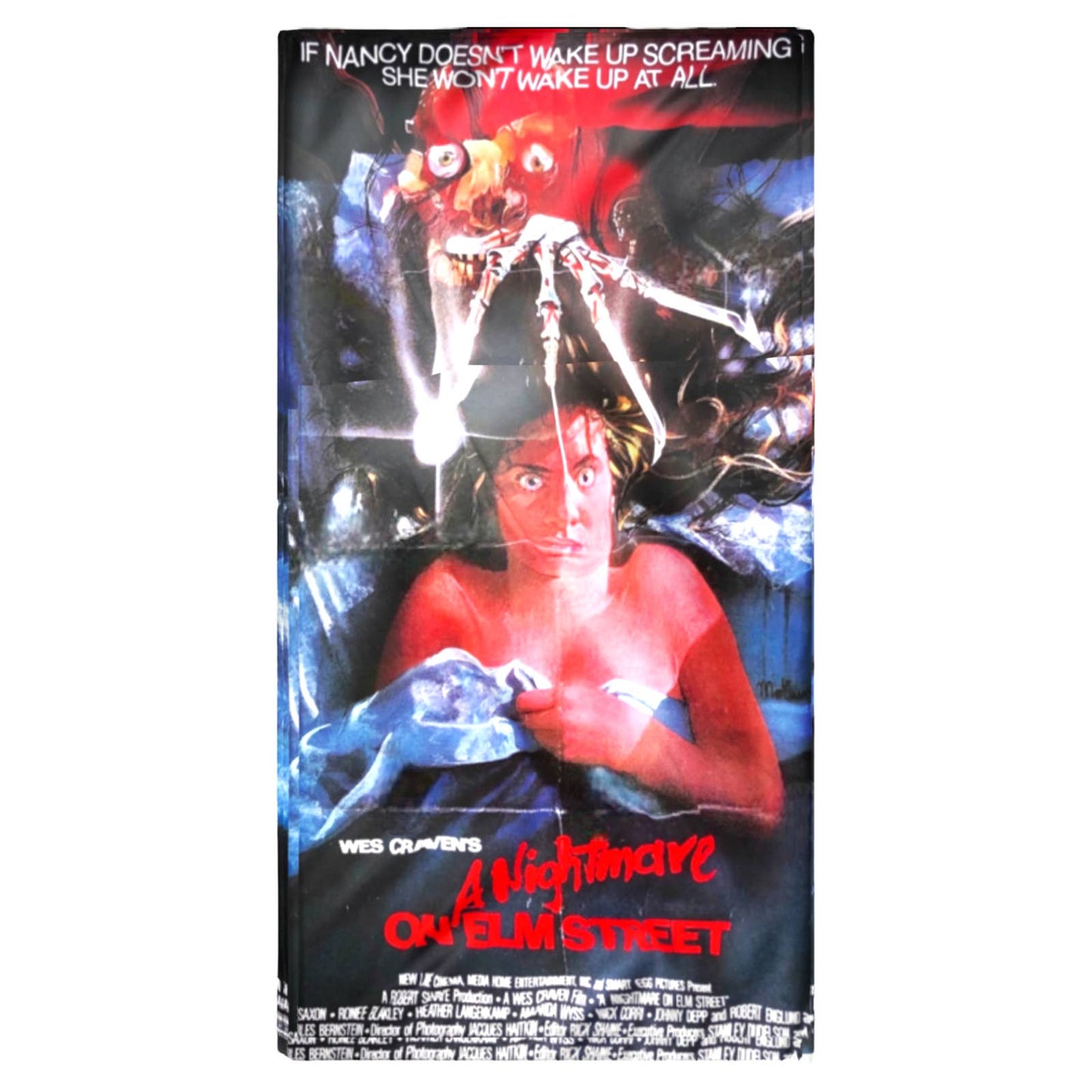 Nightmare on Elm St. Large Soft Fleece Throw Blanket