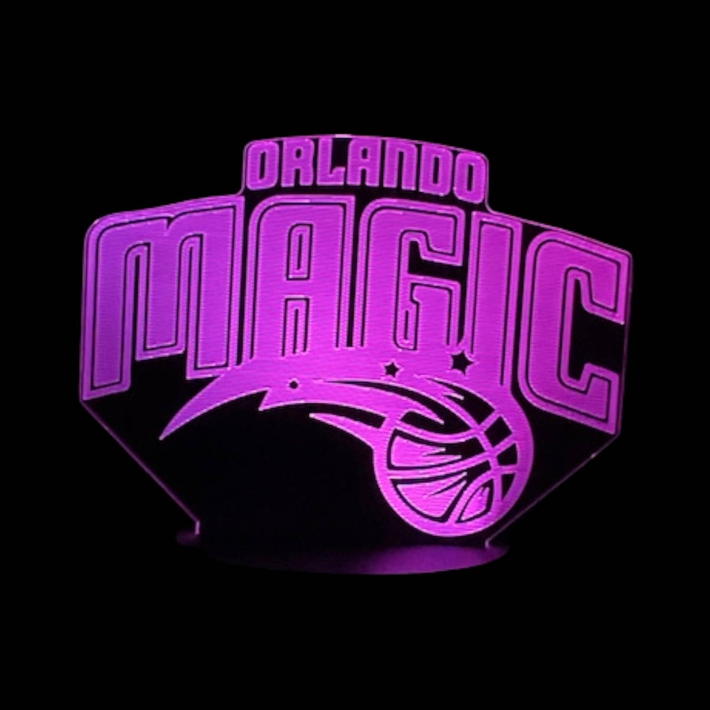 Orlando Magic 3D LED Night-Light 7 Color Changing Lamp w/ Touch Switch