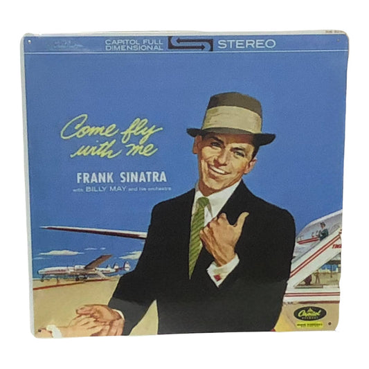 Frank Sinatra - Come Fly with Me Album Cover Metal Print Tin Sign 12"x 12"
