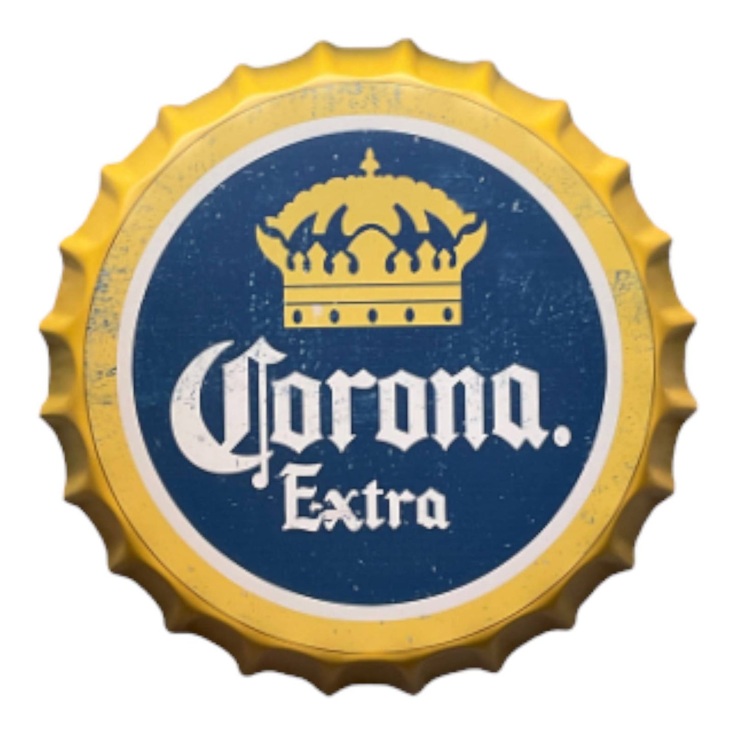 14” Corona Bottle Cap Metal Tin Sign