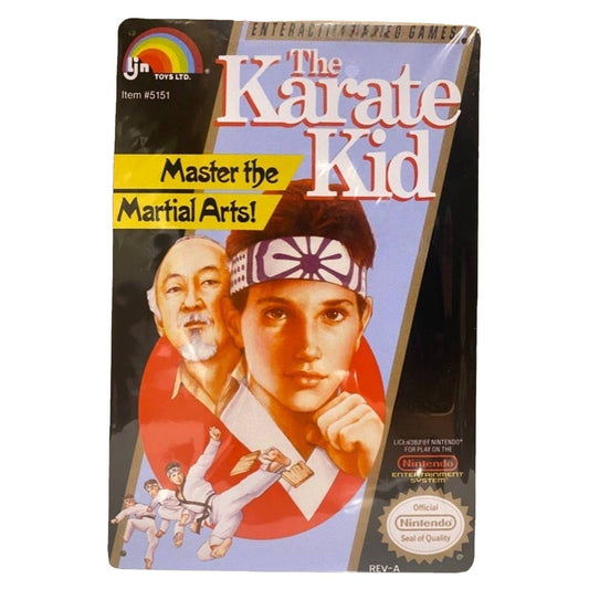 Karate Kid Video Game Cover Metal Tin Sign 8"x12"