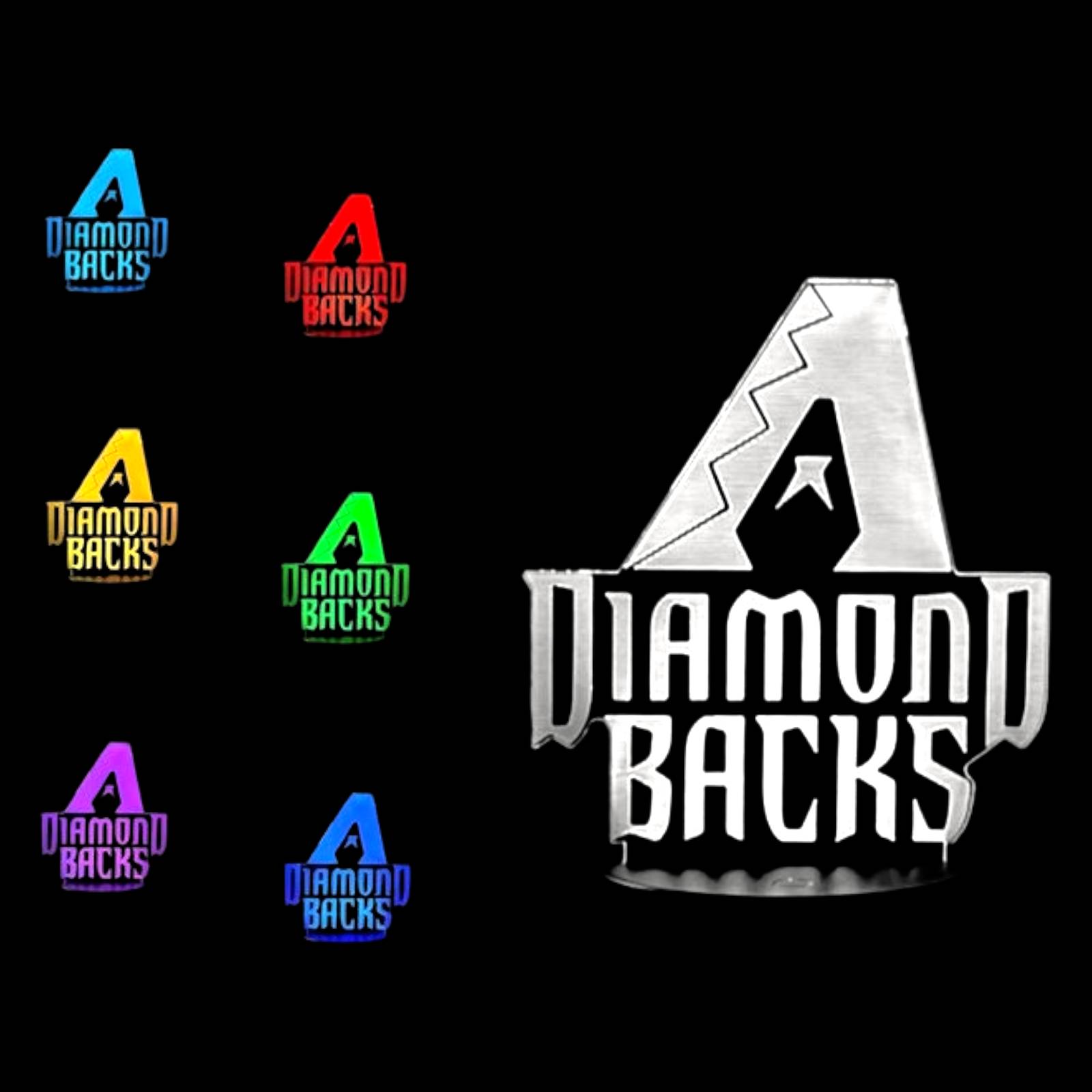 Arizona Diamondbacks 3D LED Night-Light 7 Color Changing Lamp w