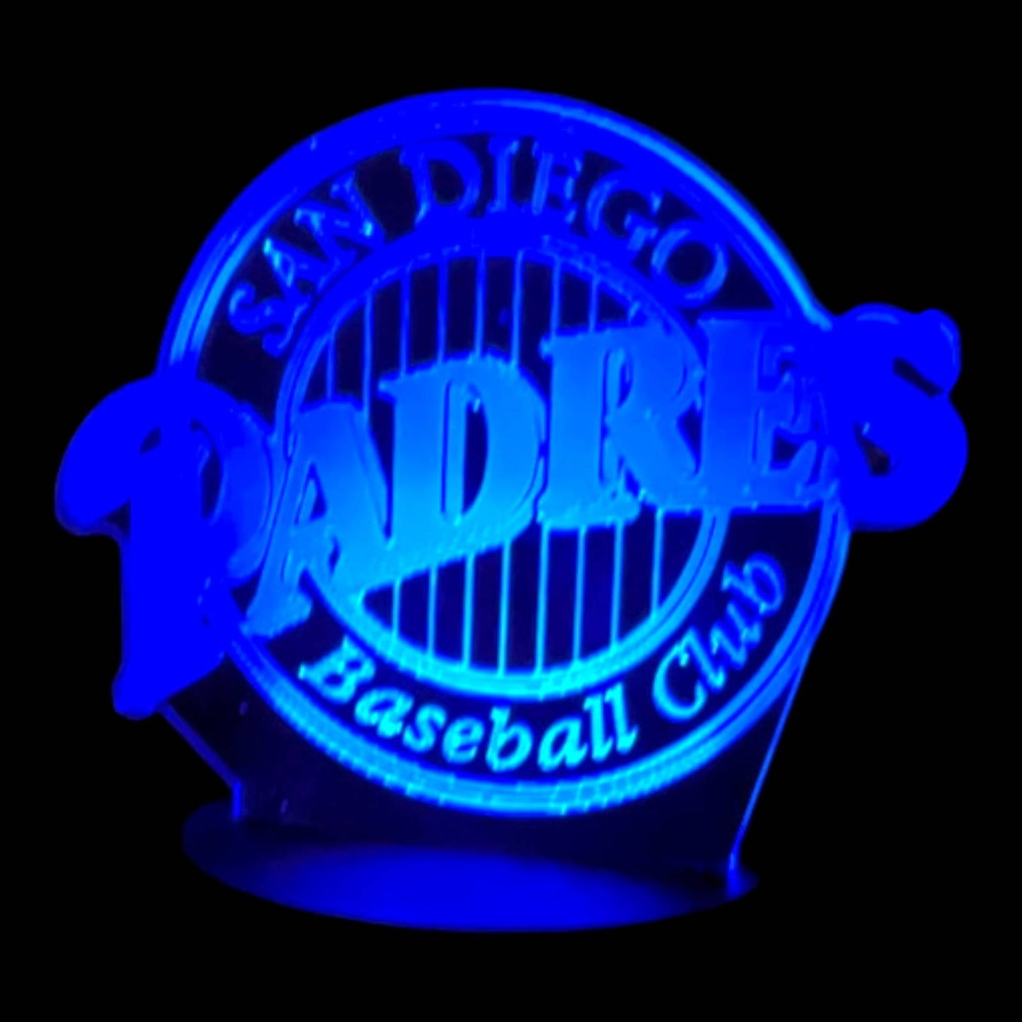San Diego Padres 3D LED Night-Light 7 Color Changing Lamp w/ Touch Switch