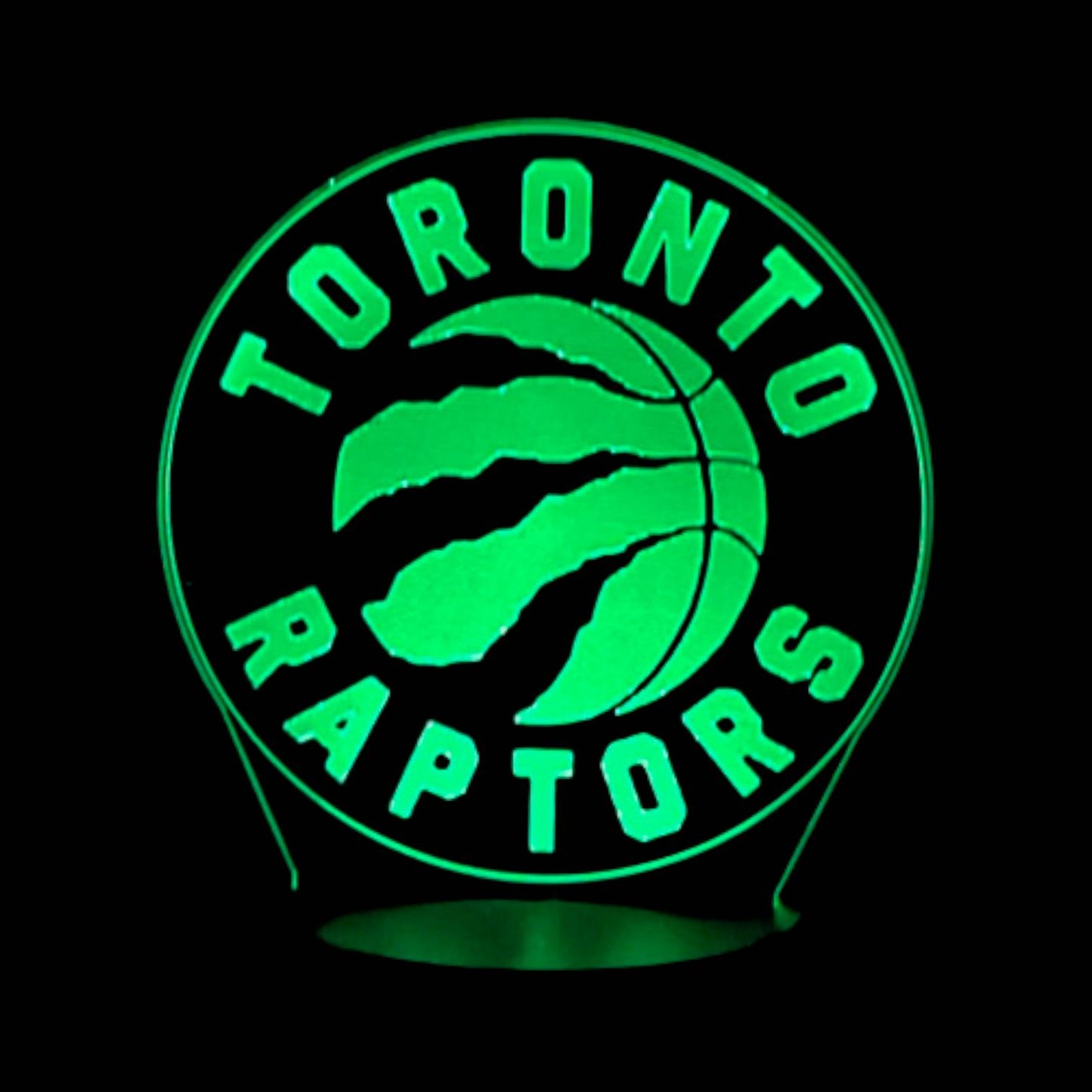 Toronto Raptors 3D LED Night-Light 7 Color Changing Lamp w/ Touch Switch