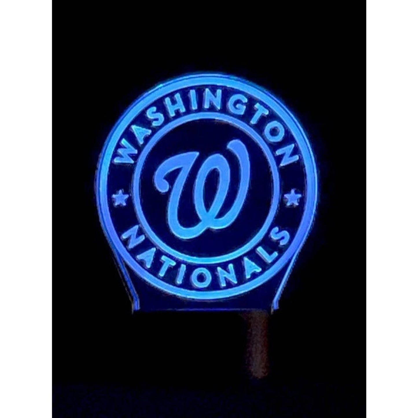 Washington Nationals 3D LED Night-Light 7 Color Changing Lamp w/ Touch Switch