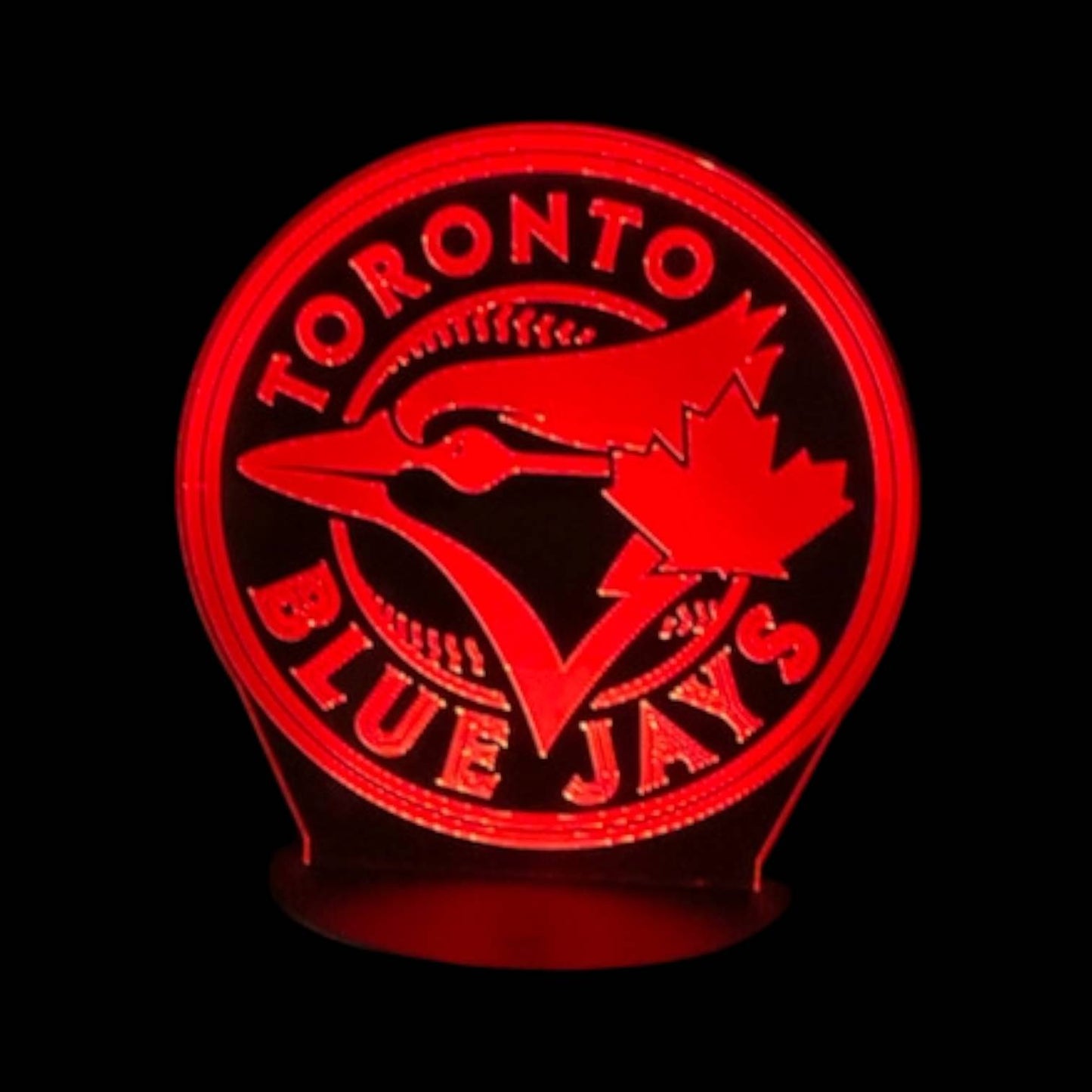 Toronto Blue Jays 3D LED Night-Light 7 Color Changing Lamp w/ Touch Switch
