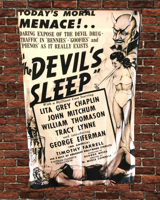 36" x 60" The Devil's Sleep Tapestry Wall Hanging Décor