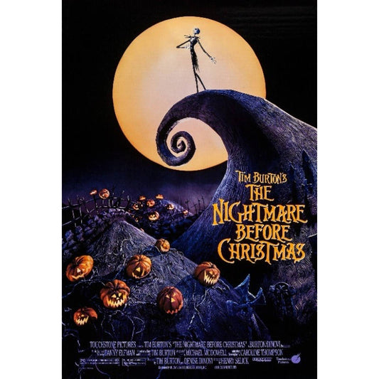 16” x 24" THE NIGHTMARE BEFORE CHRISTMAS Canvas Print Wall Art