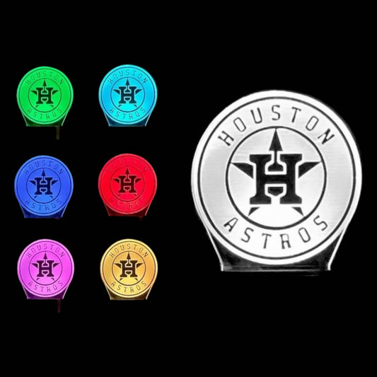 Houston Astros 3D LED Night-Light 7 Color Changing Lamp w/ Touch Switch