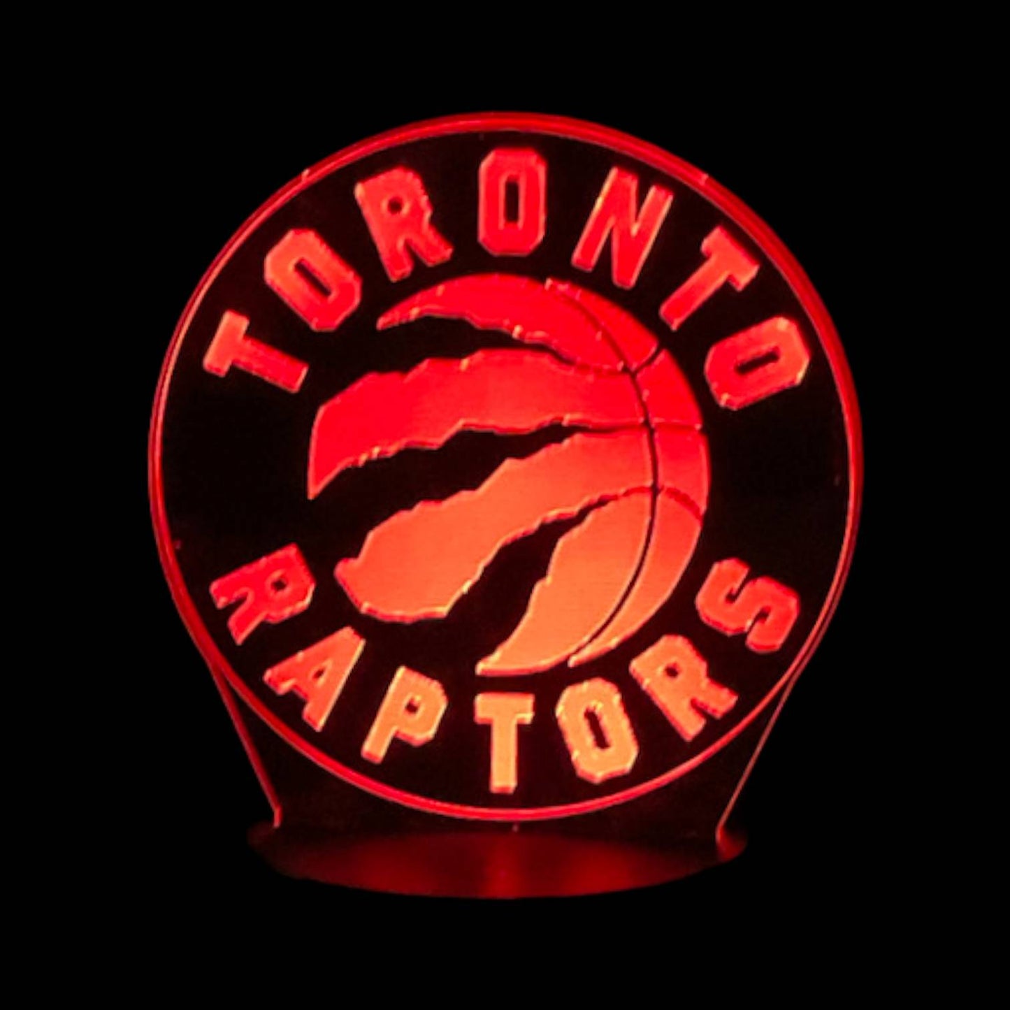 Toronto Raptors 3D LED Night-Light 7 Color Changing Lamp w/ Touch Switch