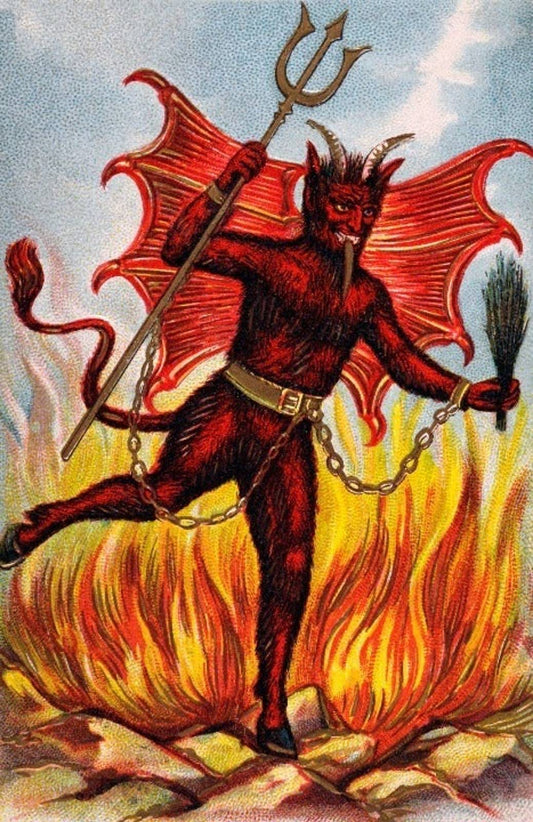 36" x 60" Devil 'Red' Tapestry Wall Hanging Décor